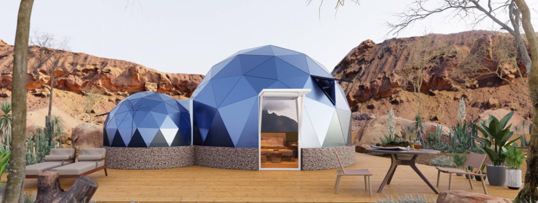 孝昌县球形智能光伏玻璃星空房